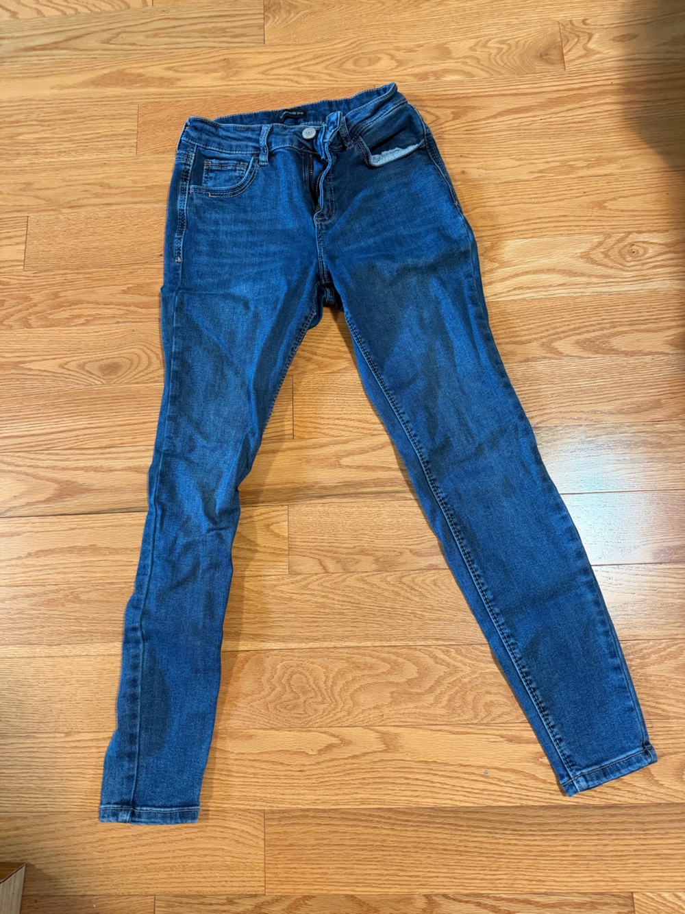 Skinny Women's Dark Blue Stretch Jeans